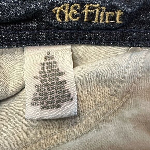 American Eagle AE Flirt style flare jeans 8 regular - Picture 7 of 7